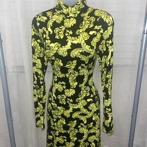 Alice and Olivia yellow dress